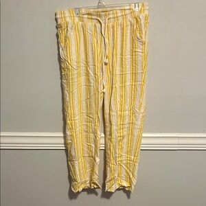 Torrid Yellow Striped Joggers